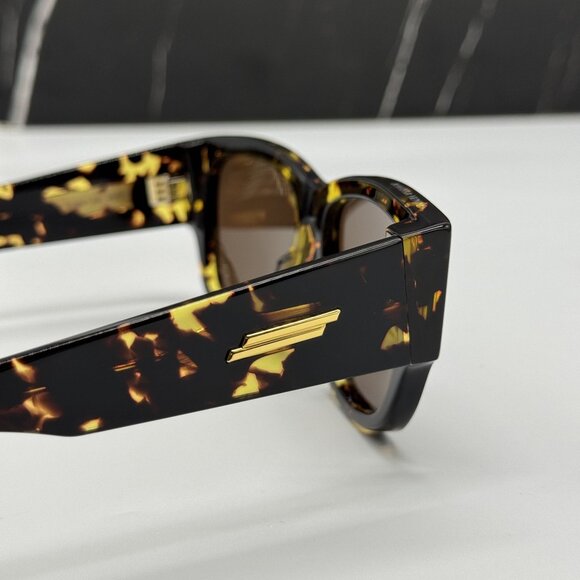 NEW BOTTEGA VENETA BV1026S 002 HAVANA WOMEN SUNGLASSES BOTTEGA VENETA - Picture 5 of 11